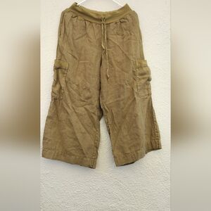 Casual Brown Wide-Leg Pants